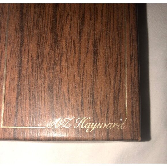 A&Z Hayward Money Clip Dollar Sign Gold Tone Brushed Etched Slim Brass Vintage - Picture 8 of 8